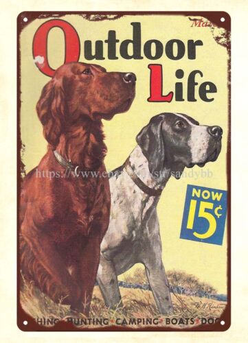 Hunting Outdoor Shop - 1936 OUTDOOR LIFE magazyn, okładka z