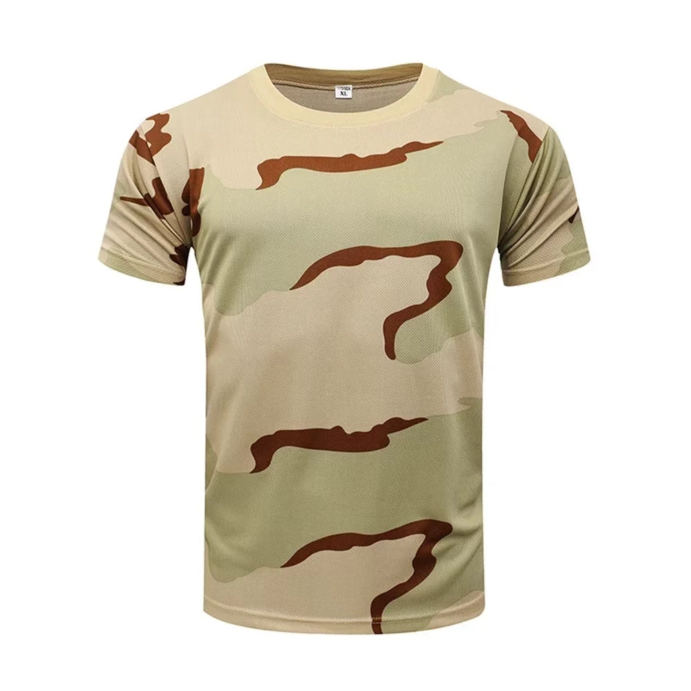 Hunting Outdoor Shop - Męskie koszulki sportowe outdoorowe z kamuflażem