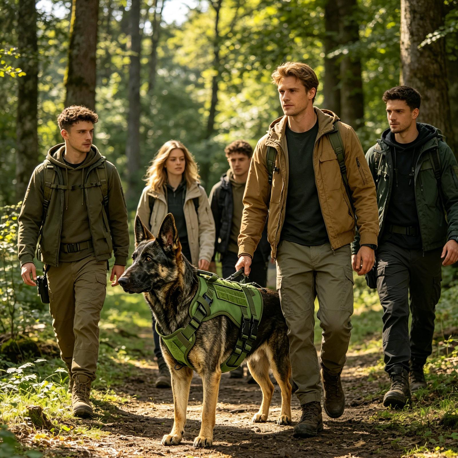 Outdoor Hunting Dog Supply - Kamizelka treningowa dla psa, regulowana, akcesoria