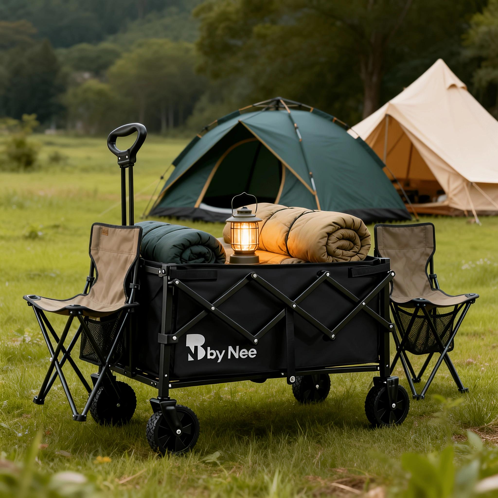 Hunting Outdoor Shop - Wytrzymały składany wózek transportowy, składany wózek