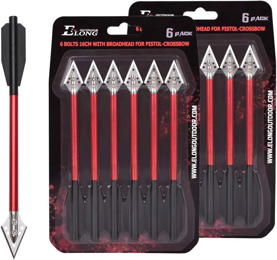 Aluminiowe strzały do kuszy 6, – Crossbow Bolt Broadhead recenzja i cena