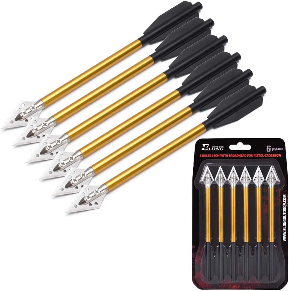 Aluminiowe strzały do kuszy 6, – Crossbow Bolt Broadhead recenzja i cena