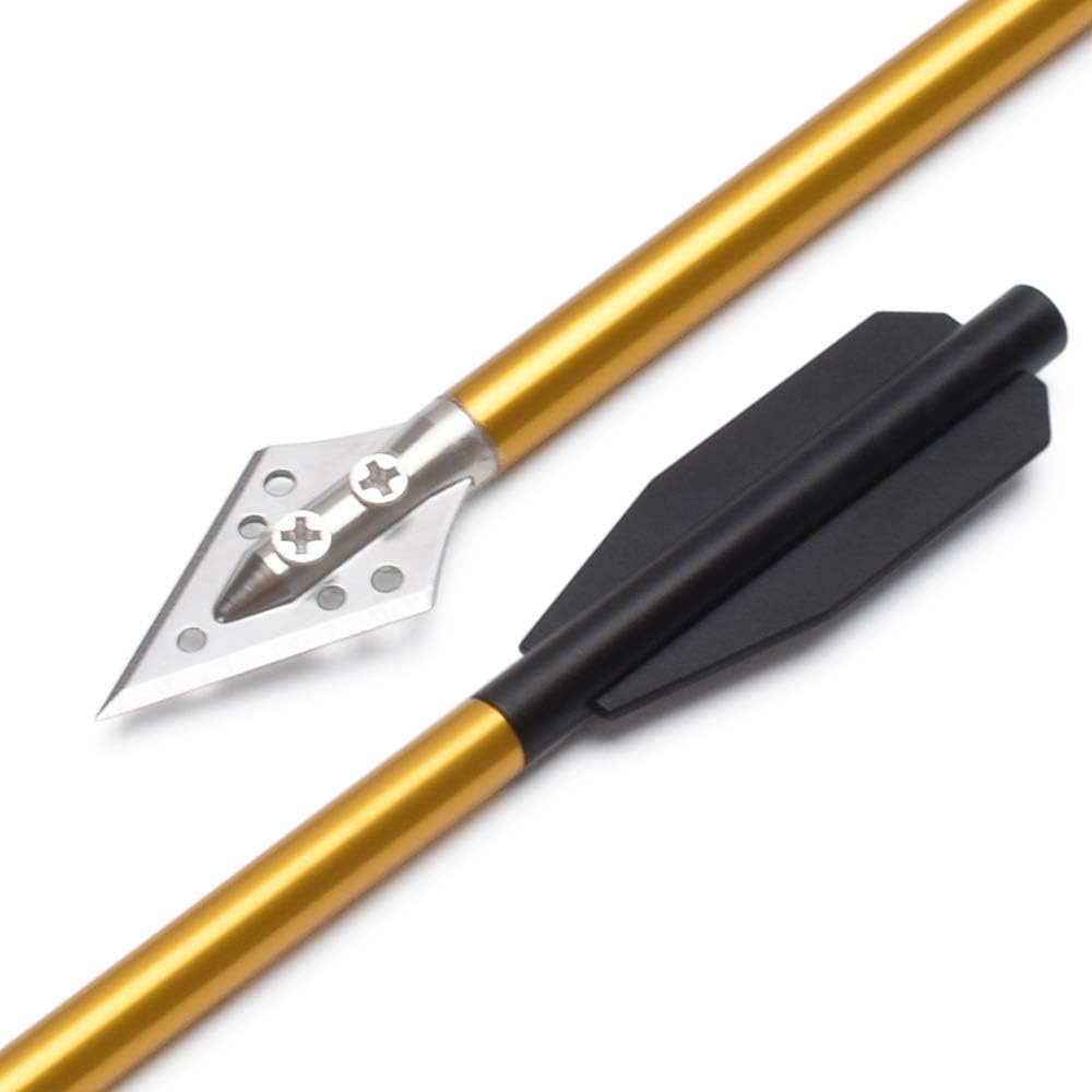 Aluminiowe strzały do kuszy 6, – Crossbow Bolt Broadhead recenzja i cena
