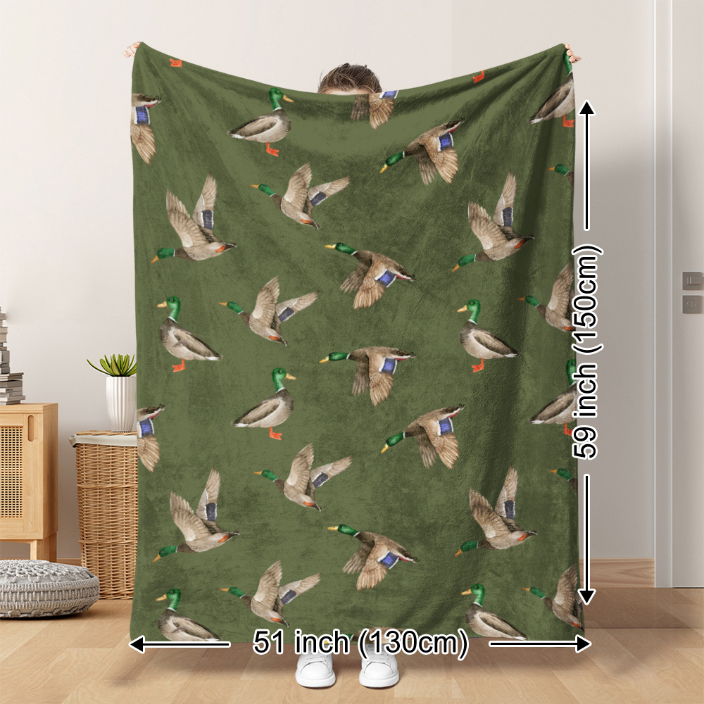 Koc polarowy z motywem kaczki  – Outdoor Hunting Gifts recenzja i cena