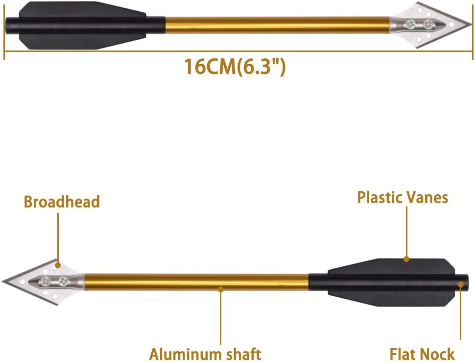 Aluminiowe strzały do kuszy 6, – Crossbow Bolt Broadhead recenzja i cena