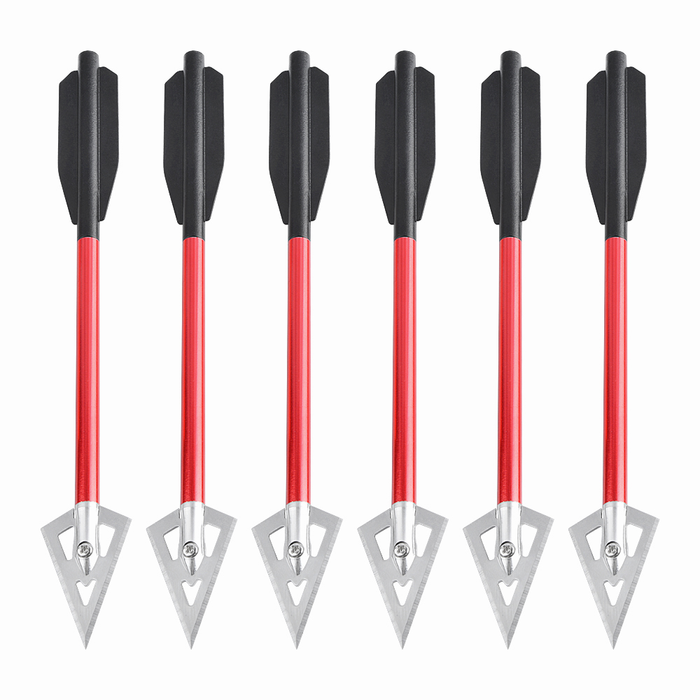 6/12 szt. Krótkie strzały do k – Crossbow Bolt Broadhead recenzja i cena