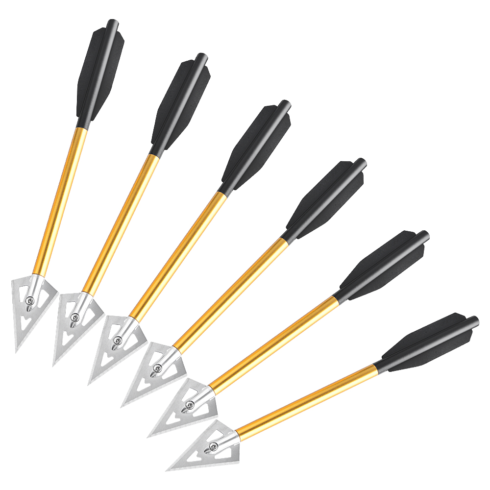 6/12 szt. Krótkie strzały do k – Crossbow Bolt Broadhead recenzja i cena