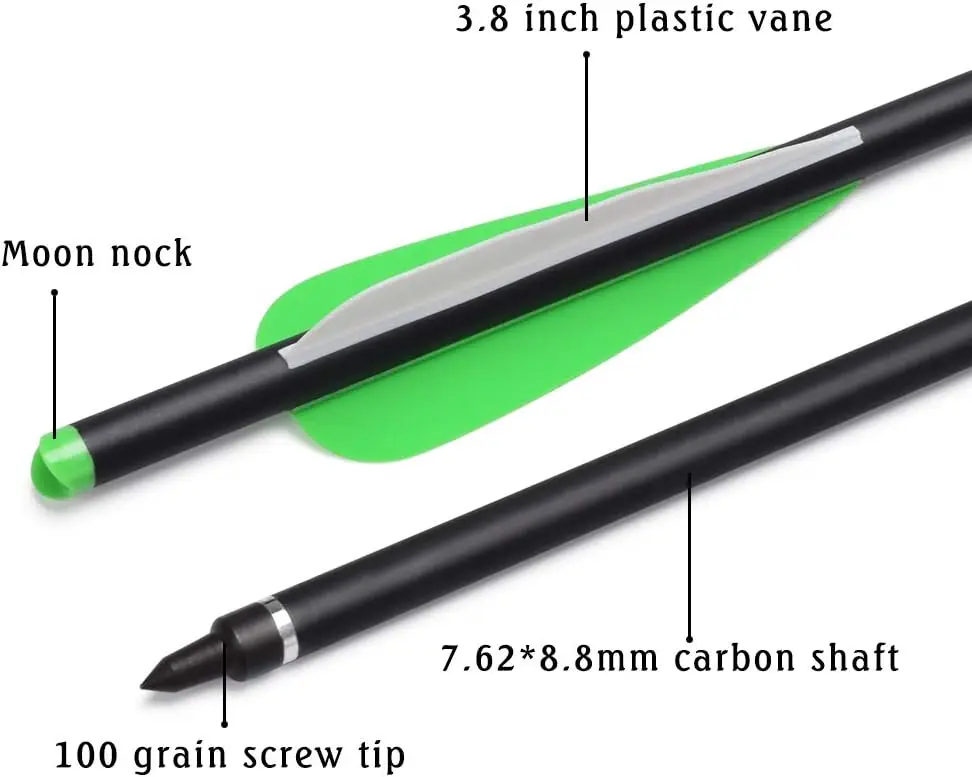 Strzały do kuszy Elong, 20 cal – Crossbow Bolt Broadhead recenzja i cena