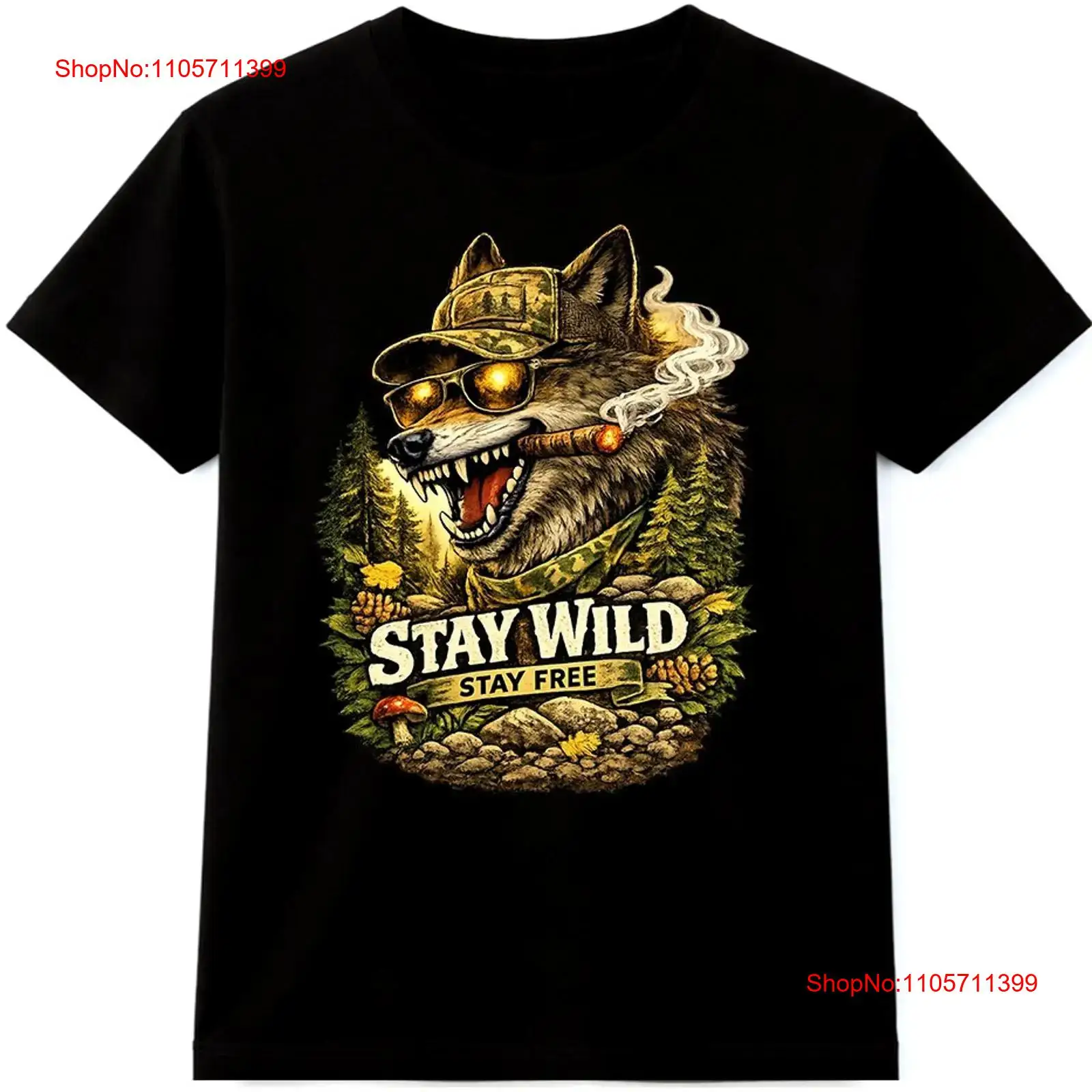 Koszulka z wilkiem Stay Wild F – Wildman Hunting & Outdoor Robertson recenzja i cena