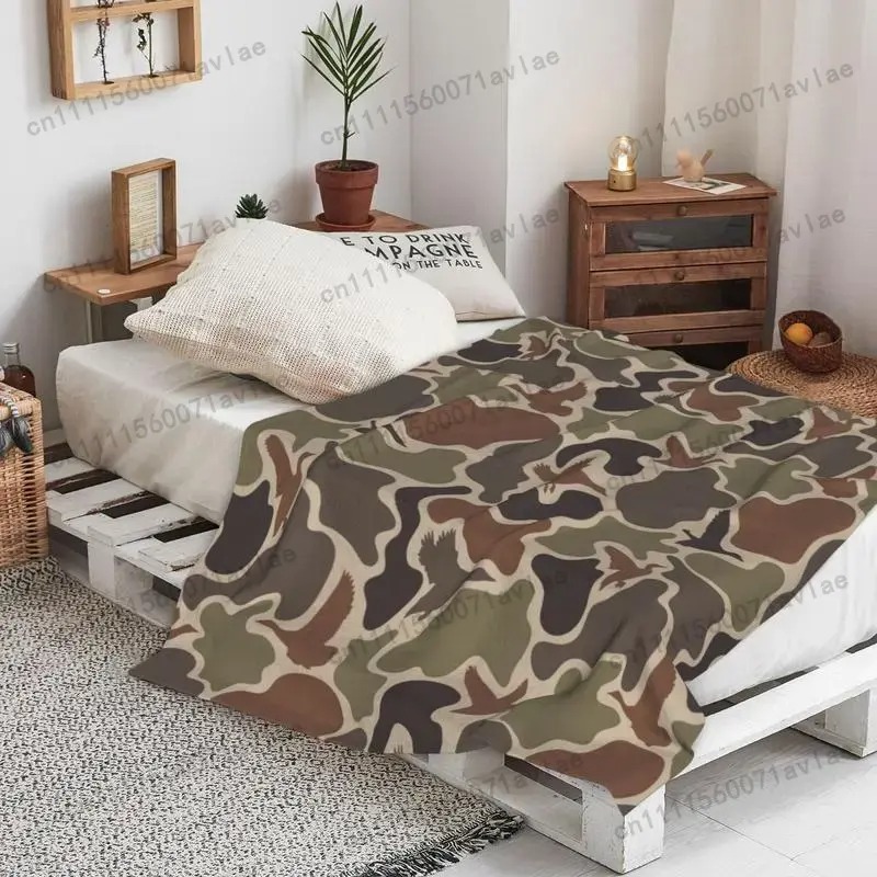 Koc w stylu vintage z kamuflaż – Outdoor Hunting Gifts recenzja i cena