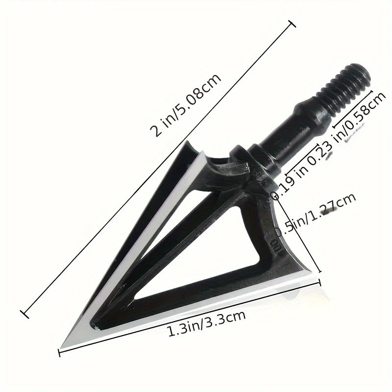 6 szt. Grotów myśliwskich 100  – Crossbow Bolt Broadhead recenzja i cena