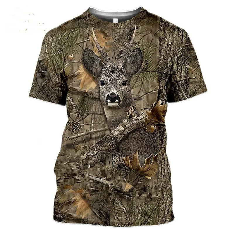 Koszulka 3D z kamuflażem, moty – Wildman Hunting & Outdoor Robertson recenzja i cena
