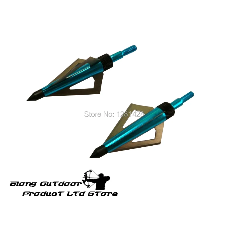 12 szt. Niebieskie Grotki 125  – Crossbow Bolt Broadhead recenzja i cena