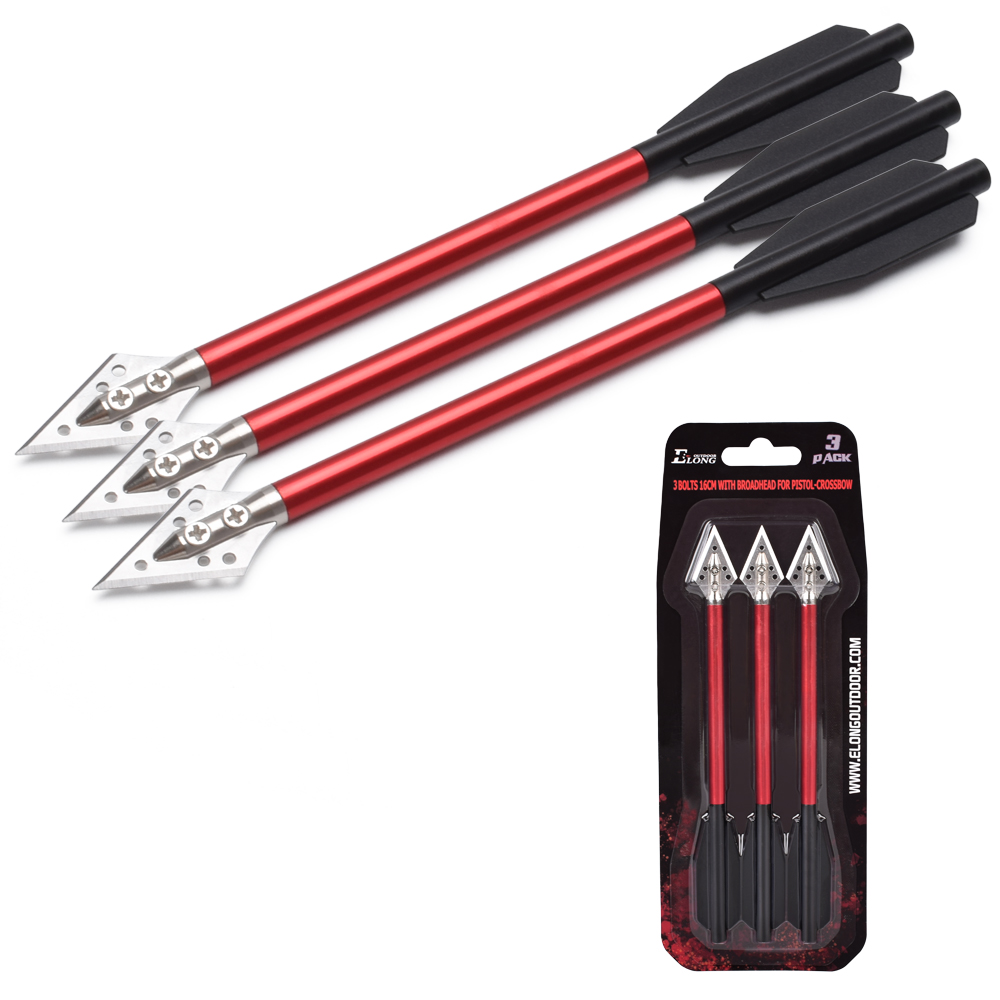 3 SZT. Aluminiowe Strzały do K – Crossbow Bolt Broadhead recenzja i cena